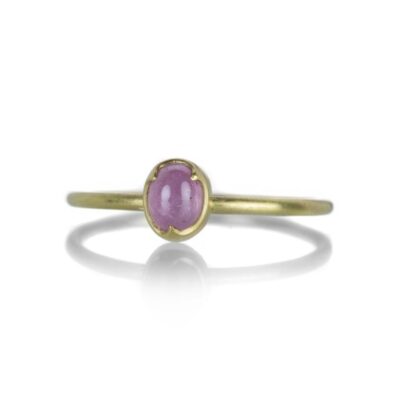 Rings Gabriella Kiss  | Oval Pale Pink Sapphire Ring