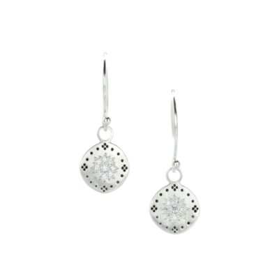 Earrings Adel Chefridi  | Diamond Cluster Drop Earrings