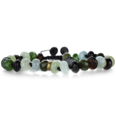 Bracelets Joseph Brooks  | Beryl, Jade And Black Onyx Bracelet