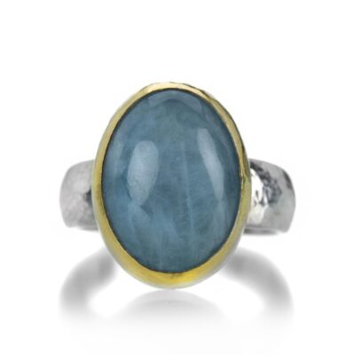 Rings Gurhan  | Mixed Metal Aquamarine Ring