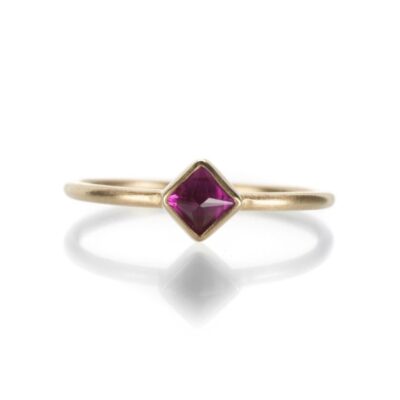 Rings Gabriella Kiss  | Square Ruby Ring