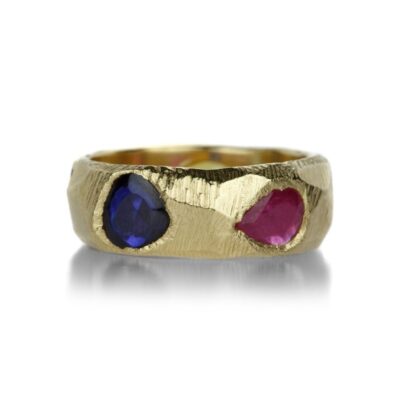 Rings Page Sargisson  | Multicolored Sapphire And Ruby Band