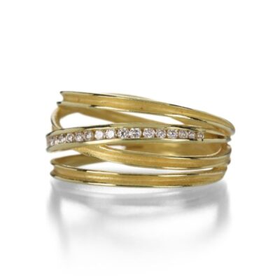 Rings Barbara Heinrich  | 4 Wrap Ring With Diamonds