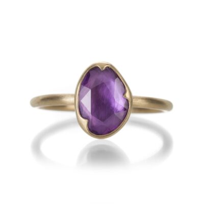 Rings Gabriella Kiss  | Asymmetrical Pink Sapphire Ring