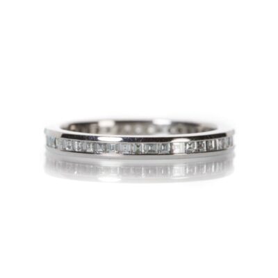 Rings Barbara Heinrich  | Platinum Channel Set Diamond Band