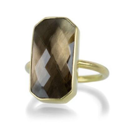 Rings Gabriella Kiss  | Octagonal Smoky Quartz Ring