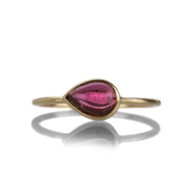 Rings Margaret Solow  | 14K Pink Tourmaline Ring