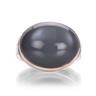 Rings Jamie Joseph  | Oval Gray Moonstone Ring