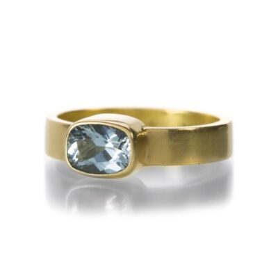 Rings Annette Ferdinandsen  | Faceted Aquamarine Ring