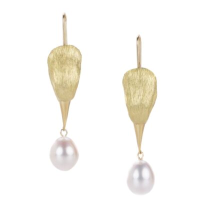 Earrings Gabriella Kiss  | 18K Bird Head With Pearl Earrings