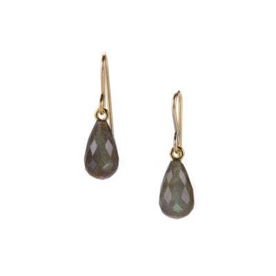 Earrings Maria Beaulieu  | Faceted Madagascar Labradorite Earrings