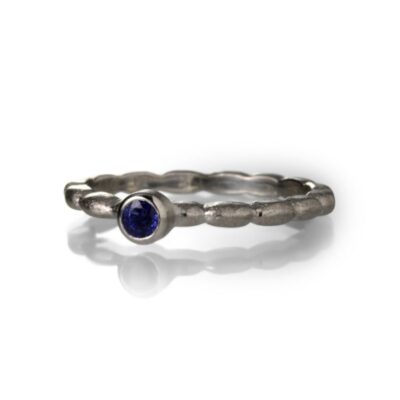 Rings Barbara Heinrich  | Blue Sapphire Pillow Shank Ring