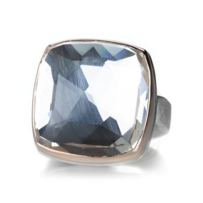 Rings Jamie Joseph  | Square Rose Cut Rock Crystal Ring