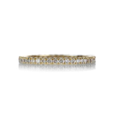 Rings Sethi Couture  | Prong Set White Diamond Band