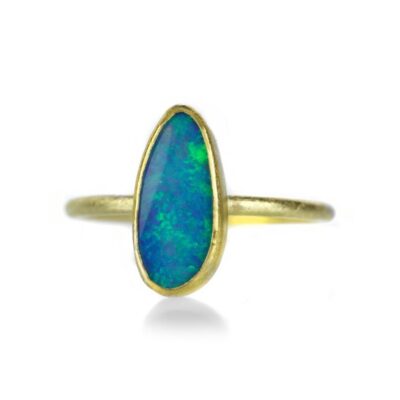 Rings Petra Class  | Medium Australian Opal Doublet Ring