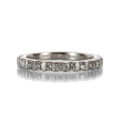 Rings Barbara Heinrich  | Platinum Diamond Gear Band