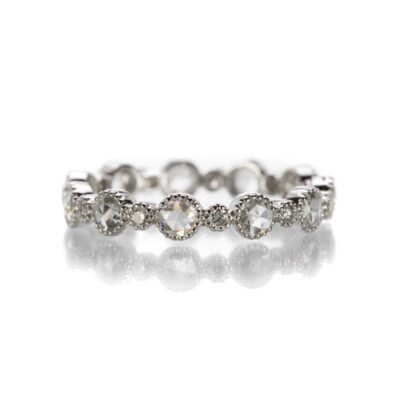 Rings Sethi Couture  | Rose Cut Diamond Eternity Band