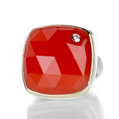 Rings Jamie Joseph  | Square Orange Chalcedony Ring