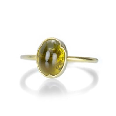 Rings Gabriella Kiss  | Oval Yellow Tourmaline Ring