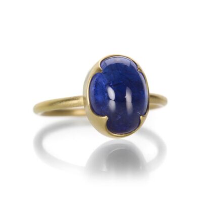 Rings Gabriella Kiss  | Oval Tanzanite Cabochon Ring