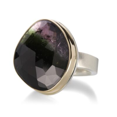 Rings Jamie Joseph  | Asymmetrical Watermelon Tourmaline Ring