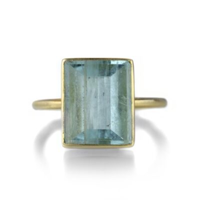 Rings Gabriella Kiss  | 18K Faceted Aquamarine Ring