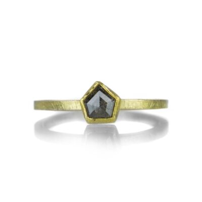 Rings Petra Class  | Rose Cut Diamond Pentagon Ring