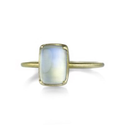 Rings Gabriella Kiss  | 18K Cushion Moonstone Ring