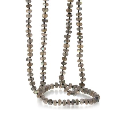 Necklaces Joseph Brooks  | Beaded Labradorite Necklace – 18″