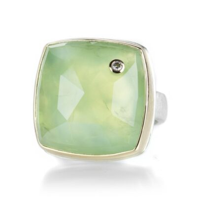 Rings Jamie Joseph  | Square Prehnite Ring