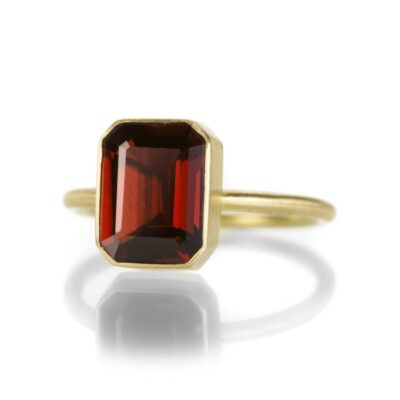 Rings Gabriella Kiss  | Emerald Cut Garnet Ring