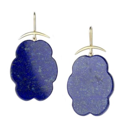 Earrings Gabriella Kiss  | Lapis Cloud Drop Earrings