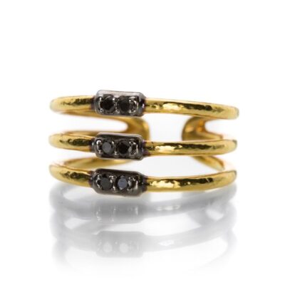 Rings Gurhan  | Geo Black Diamond Ring