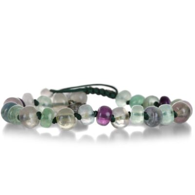 Bracelets Joseph Brooks  | Smooth 8Mm Fluorite Beaded Bracelet