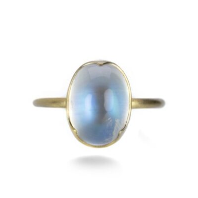 Rings Gabriella Kiss  | Oval Fine Moonstone Ring