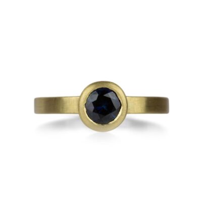 Rings Marian Maurer  | Dark Blue Sapphire Callista Ring