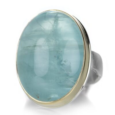 Rings Jamie Joseph  | Vertical Oval Aquamarine Ring