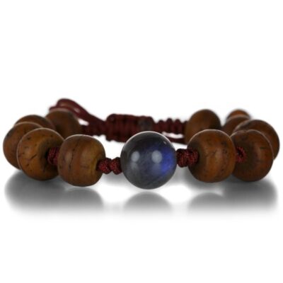 Bracelets Joseph Brooks  | Tibetan Bodhi Seed Bracelet With Labradorite