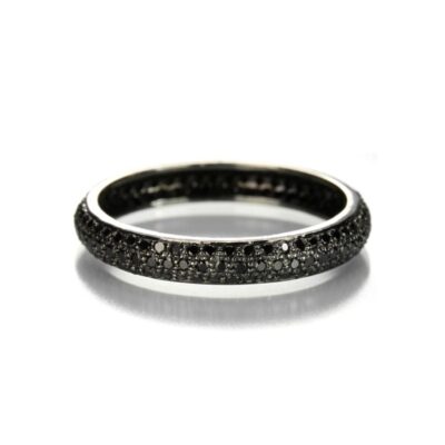 Rings Sethi Couture  | Pave Black Diamond Tire Band