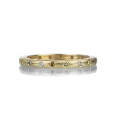 Rings Sethi Couture  | Multicolored Diamond Dunes Band