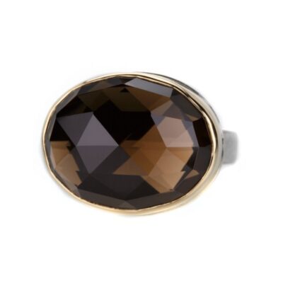 Rings Jamie Joseph  | Oval Rose Cut Smoky Quartz Ring