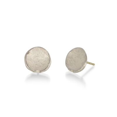 Earrings John Iversen  | Sterling Silver Anemone Stud Earrings