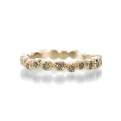 Rings Nicole Landaw  | Waving Champagne Diamond Band