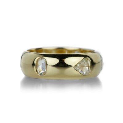 Rings Diana Mitchell  | Mixed Shape Rose Cut Diamond Eternity Band