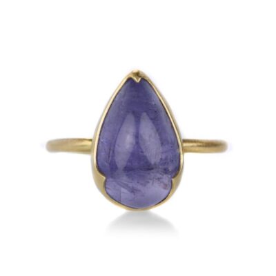 Rings Gabriella Kiss  | 18K Pear Shaped Tanzanite Ring