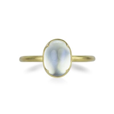 Rings Gabriella Kiss  | 18K Oval Moonstone Ring