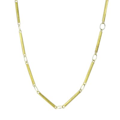 Necklaces Petra Class  | Golden Tube Necklace