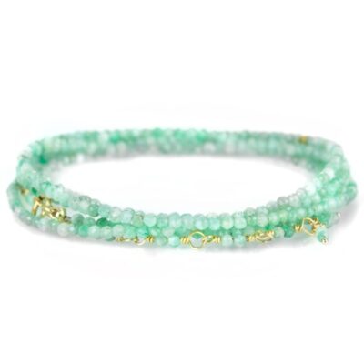 Bracelets Anne Sportun  | Emerald Wrap Bracelet