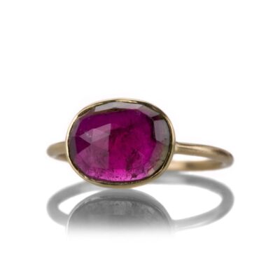 Rings Margaret Solow  | Oval Red Tourmaline Ring