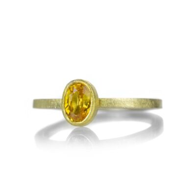 Rings Petra Class  | Faceted Yellow Sapphire Ring